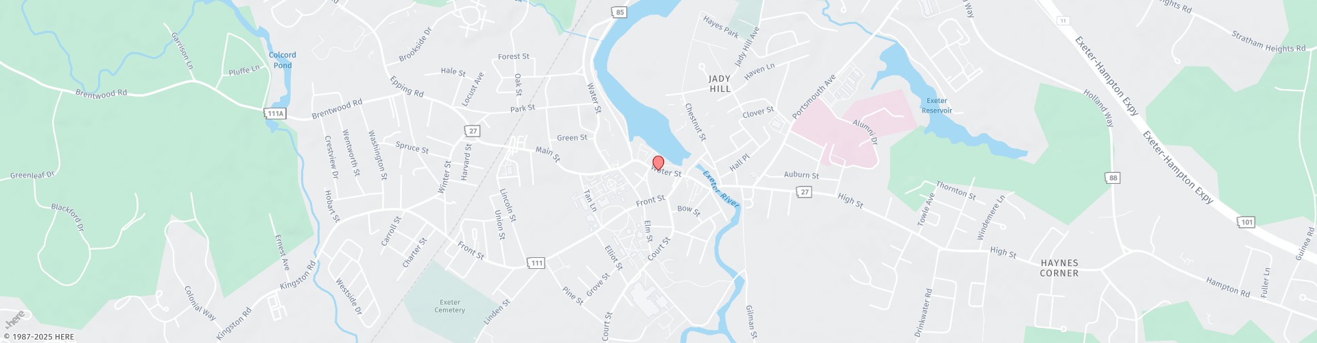 Location Map: 137 Water St Exeter, NH 03833